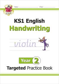Book Cover for KS1 English Year 2 Handwriting Targeted Practice Book by CGP Books