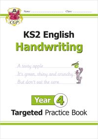 Book Cover for KS2 English Year 4 Handwriting Targeted Practice Book by CGP Books
