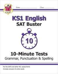 Book Cover for KS1 English SAT Buster 10-Minute Tests by CGP Books