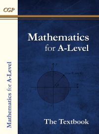 Book Cover for A-Level Maths Textbook by CGP Books