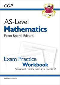 Book Cover for AS-Level Maths Edexcel Exam Practice Workbook (Includes Answers) by CGP Books