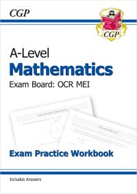 Book Cover for A-Level Maths OCR MEI Exam Practice Workbook (Includes Answers) by CGP Books
