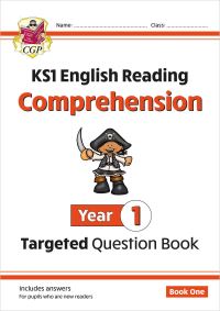 Book Cover for KS1 English Year 1 Reading Comprehension Targeted Question Book - Book 1 (With Answers) by CGP Books