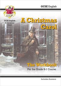 Book Cover for GCSE English - A Christmas Carol Workbook (Includes Answers) by CGP Books