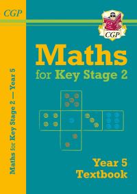 Book Cover for KS2 Maths Year 5 Textbook by CGP Books
