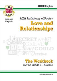 Book Cover for GCSE English Literature AQA Poetry Workbook by CGP Books