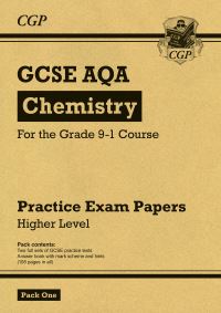 Book Cover for GCSE Chemistry AQA Practice Papers by CGP Books