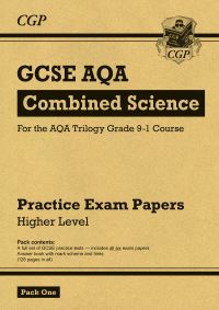 Book Cover for GCSE Combined Science AQA Practice Papers by CGP Books