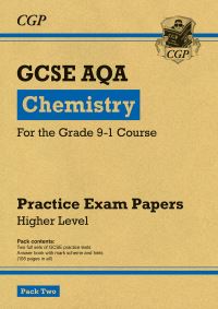 Book Cover for GCSE Chemistry AQA Practice Papers by CGP Books