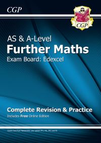 Book Cover for A-Level & AS Further Maths for Edexcel by CGP Books