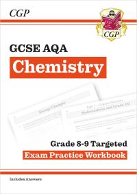 Book Cover for GCSE Chemistry AQA Grade 8-9 Targeted Exam Practice Workbook (Includes Answers) by CGP Books