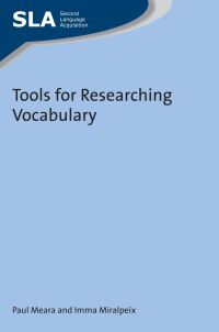 Book Cover for Tools for Researching Vocabulary by P M Meara, Imma Miralpeix
