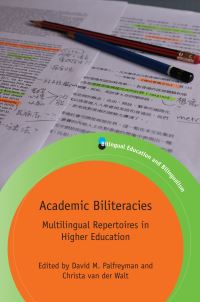 Book Cover for Academic Biliteracies by David Palfreyman, C. Van der Walt