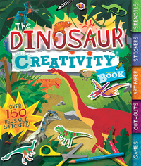 Book Cover for The Dinosaur Creativity Book by Penny Worms