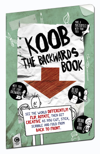 Book Cover for KOOB The Backwards Book by Anna Brett