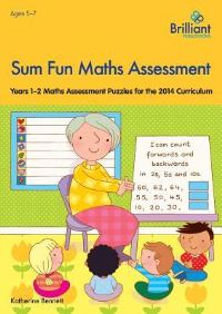 Book Cover for Sum Fun Maths Assessment for 5-7 Year Olds by Debbie Chalmers
