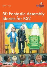 Book Cover for Fifty Fantastic Assembly Stories by Adrian Martin