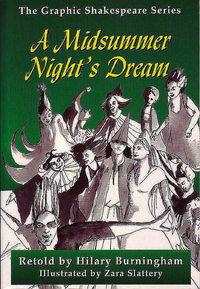 Book Cover for A Midsummer Night's Dream by Hilary Burningham, William Shakespeare
