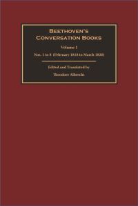 Book Cover for Beethoven's Conversation Books by Ludwig van Beethoven