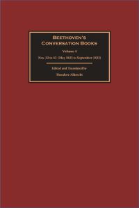 Book Cover for Beethoven's Conversation Books. Nos. 32 to 43 (May 1823 to September 1823) by Ludwig van Beethoven