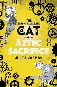 Book Cover for The Time-Travelling Cat and the Aztec Sacrifice by Julia Jarman