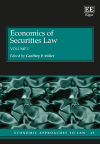 Book Cover for Economics of Securities Law by Geoffrey P Miller