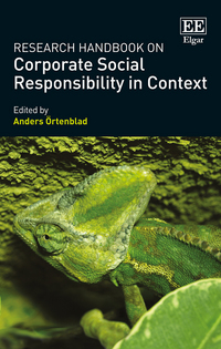 Book Cover for Research Handbook on Corporate Social Responsibility in Context by Anders Örtenblad