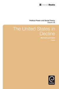 Book Cover for The United States in Decline by Richard Lachmann