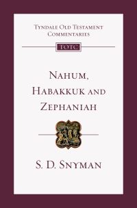Book Cover for Nahum, Habakkuk and Zephaniah by S D Fanie Snyman