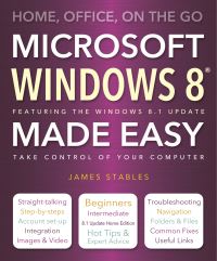 Book Cover for Microsoft Windows 8 Made Easy by James Stables