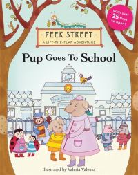 Book Cover for Pup Goes to School by Valeria Valenza