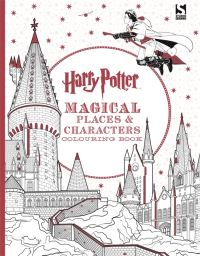 Book Cover for Harry Potter Magical Places and Characters Colouring Book by 
