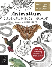 Book Cover for Animalium Colouring Book by Kate Baker