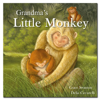 Book Cover for Grandma's Little Monkey by Grace Swanton