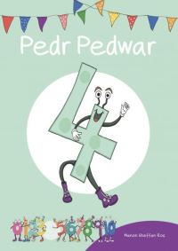 Book Cover for Pedr Pedwar by Manon Steffan Ros, Canolfan Peniarth