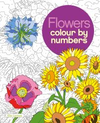 Book Cover for Flowers Colour by Numbers by Else Lennox