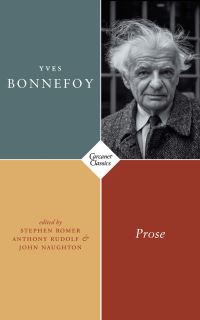 Book Cover for Prose by Yves Bonnefoy