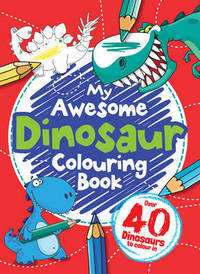 Book Cover for My Dinosaur Colouring Book by Nicky Lander
