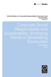 Book Cover for Corporate Social Responsibility and Sustainability by Gabriel Eweje