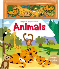 Book Cover for Magnetic Play and Learn Animals by Nat Lambert