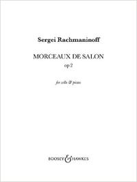 Book Cover for Morceaux De Salon Op. 2 for Cello and Piano by Sergei Rachmaninoff