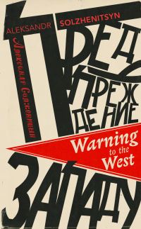 Book Cover for Warning to the West by Aleksandr Isaevich Solzhenitsyn