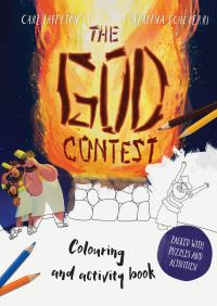 Book Cover for The God Contest Colouring and Activity Book by Carl Laferton