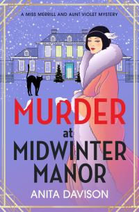 Book Cover for Murder at Midwinter Manor by Anita Davison
