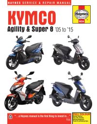 Book Cover for Kymco Agility & Super 8 by Phil Mather