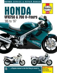 Book Cover for Honda VFR750 & 700 V-Fours Motorcycle Repair Manual by 