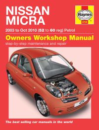 Book Cover for Nissan Micra Owner's Workshop Manual by 