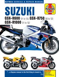 Book Cover for Suzuki GSX-R600, R750, R1000 Service and Repair Manual by Phil Mather