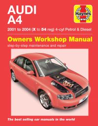 Book Cover for Audi A4 Owner's Workshop Manual by 