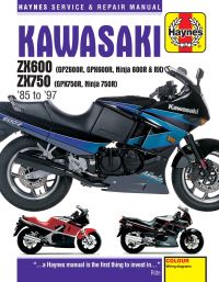 Book Cover for Kawasaki ZX600 Ninja Motorcycle Repair Manual by 